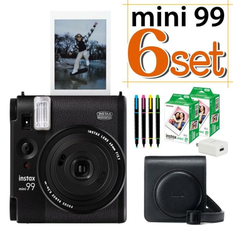 instax mini 99本体＆フィルム＆デコペン＆ケース