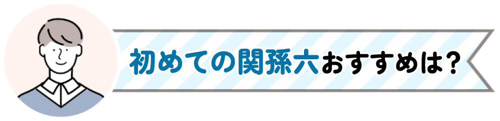 初めての関孫六おすすめは